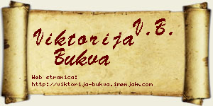Viktorija Bukva vizit kartica